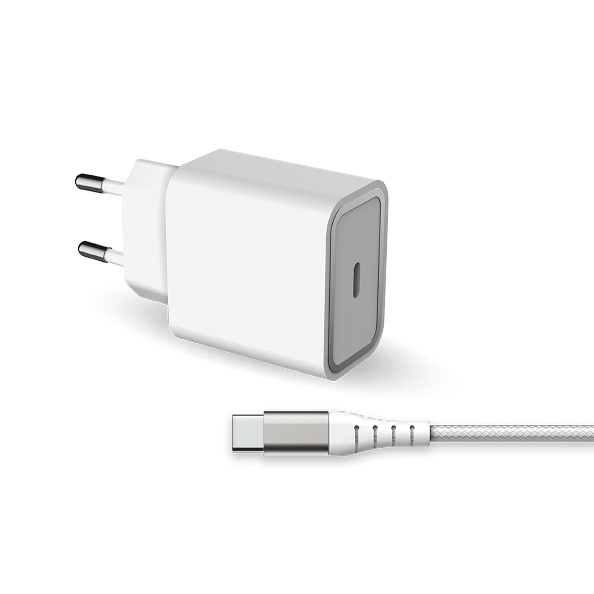 FORCE POWER - Cargador a Pared 25W Power Delivery con Cable USB-C.