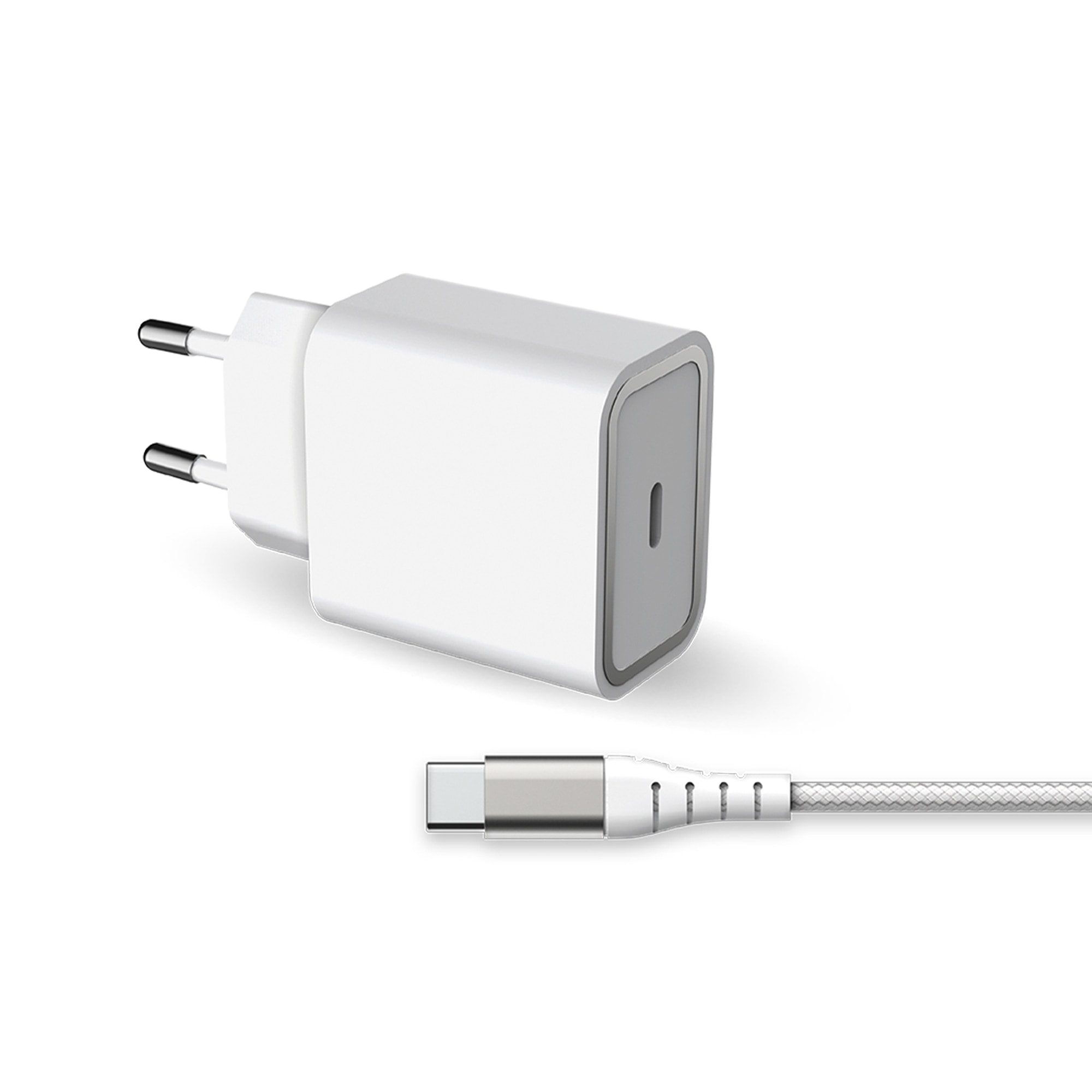 FORCE POWER - Cargador a Pared 25W Power Delivery con Cable USB-C. - Image 1