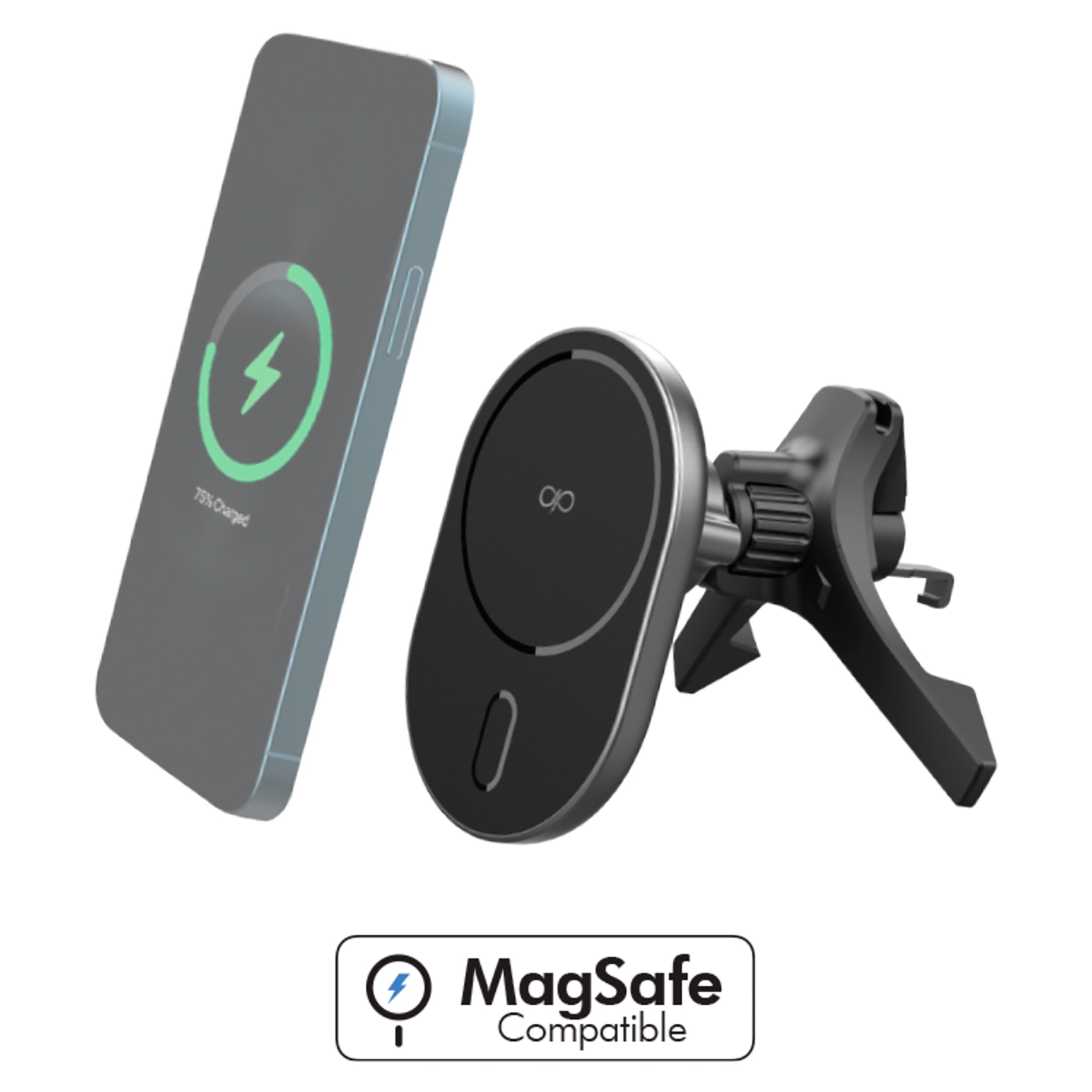 FORCE POWER - Soporte Coche Cargador Magsafe 15W. - Image 1
