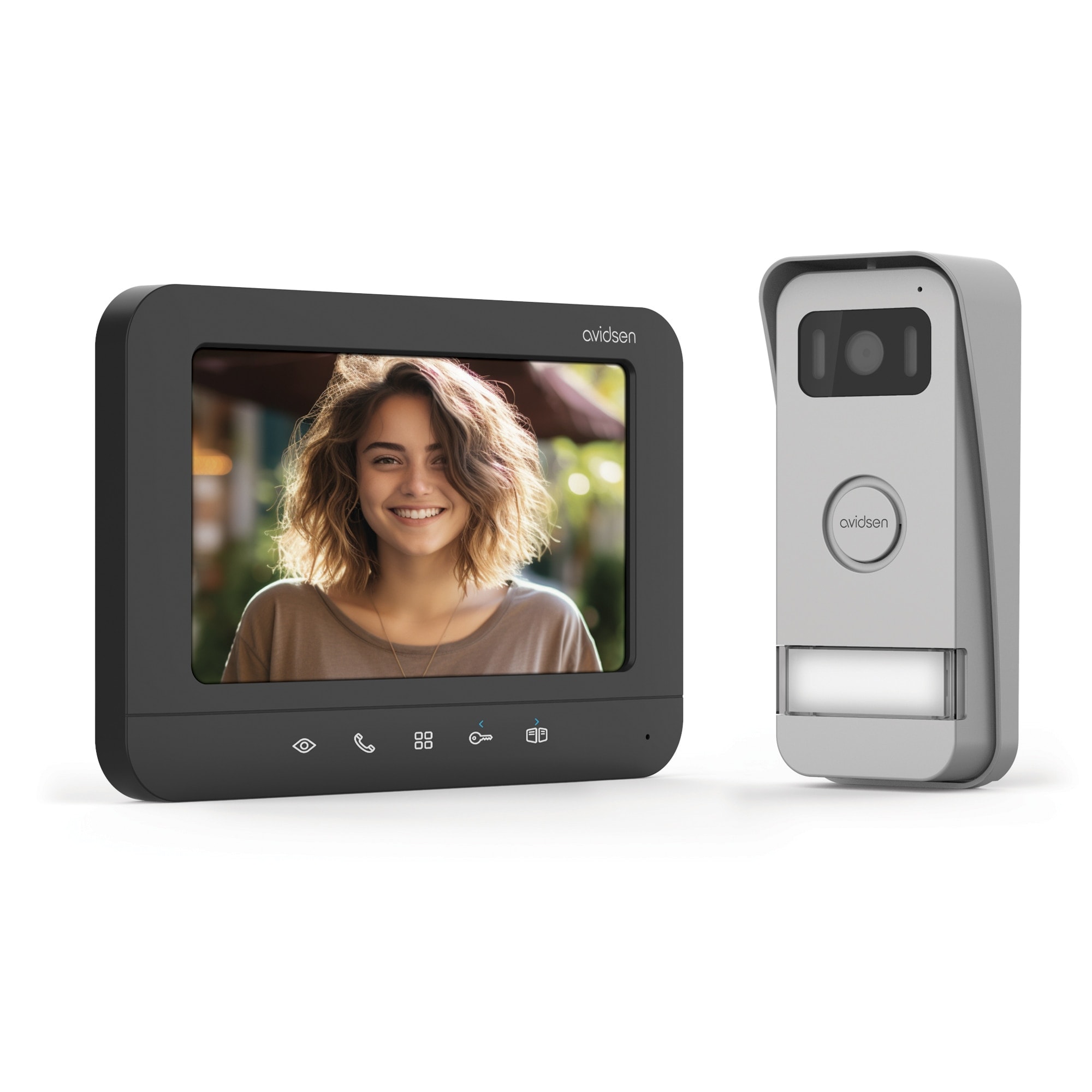 Avidsen - Videoportero color - 2 hilos - doble control - Avidsen Prima - Avidsen - 112300. - Image 1