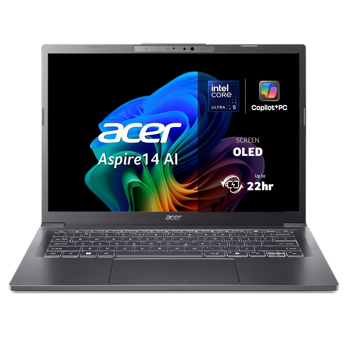 Acer - Portátil ACER Aspire 14 AI Copilot+ PC, Intel Core Ultra 5 -226V, 16GB, 1TB SSD, 14" OLED, W11. - Image 1