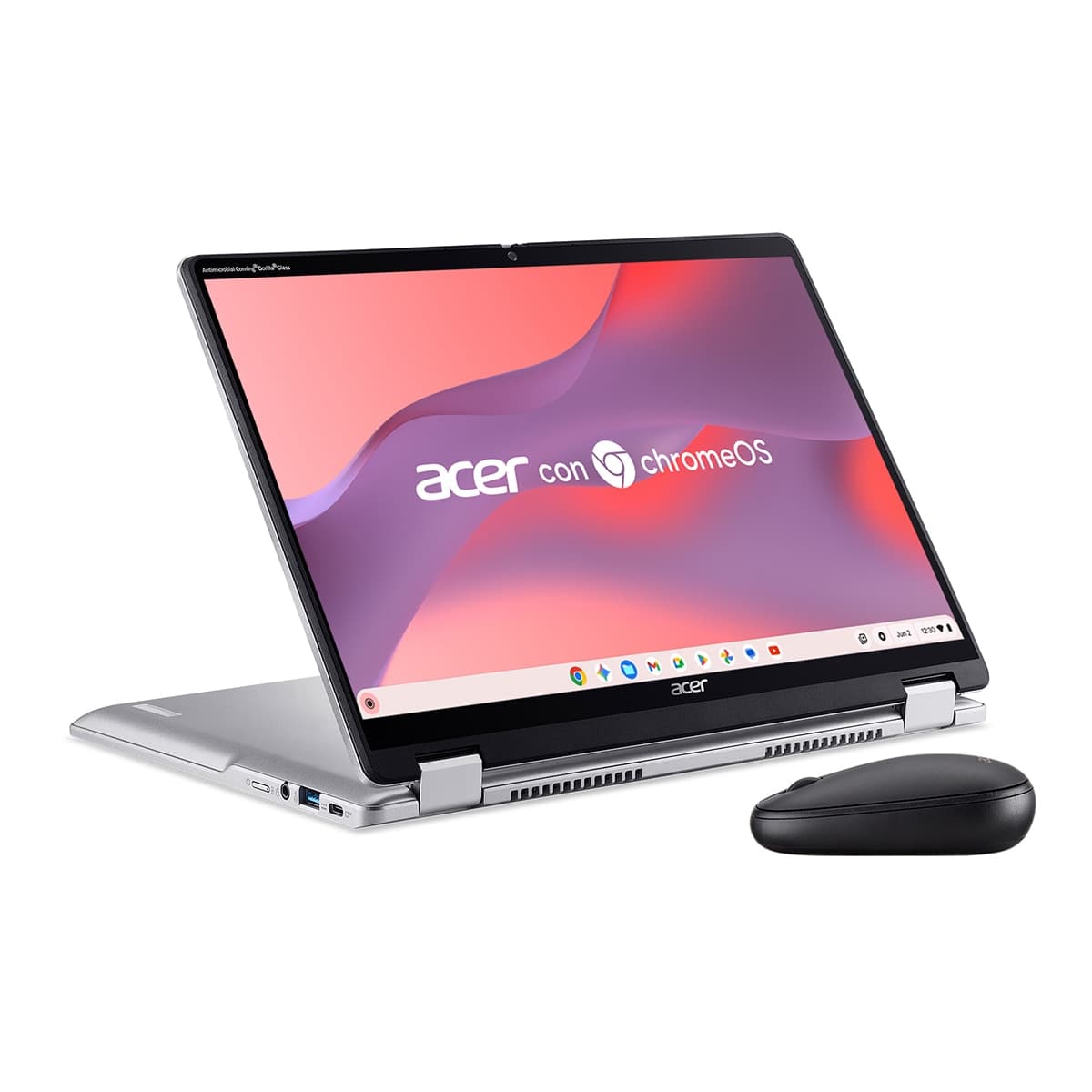 Acer - Portátil Acer Chromebook Spin 314 CP314-2HN-C2JK, Intel N100, 8GB, 128GB eMMC, 14", ChromeOS.
