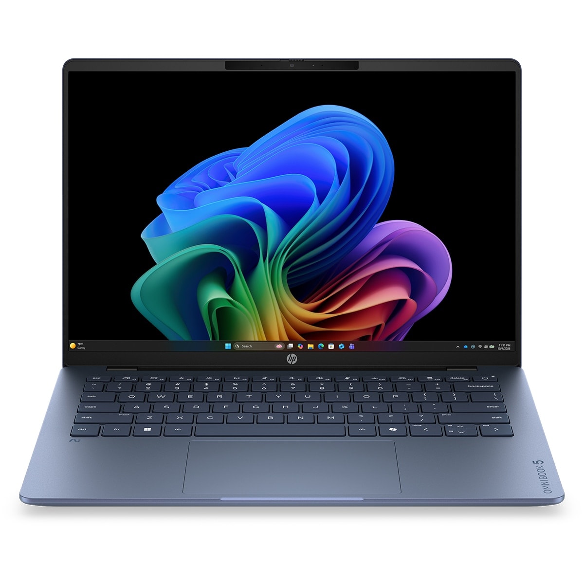 HP - Portátil HP OmniBook 5 14-hh0001ns, Copilot+PC, Sin cargador, Intel Core Ultra 7-355, 32GB, 1TB SSD, 14" OLED, W11. - Image 1