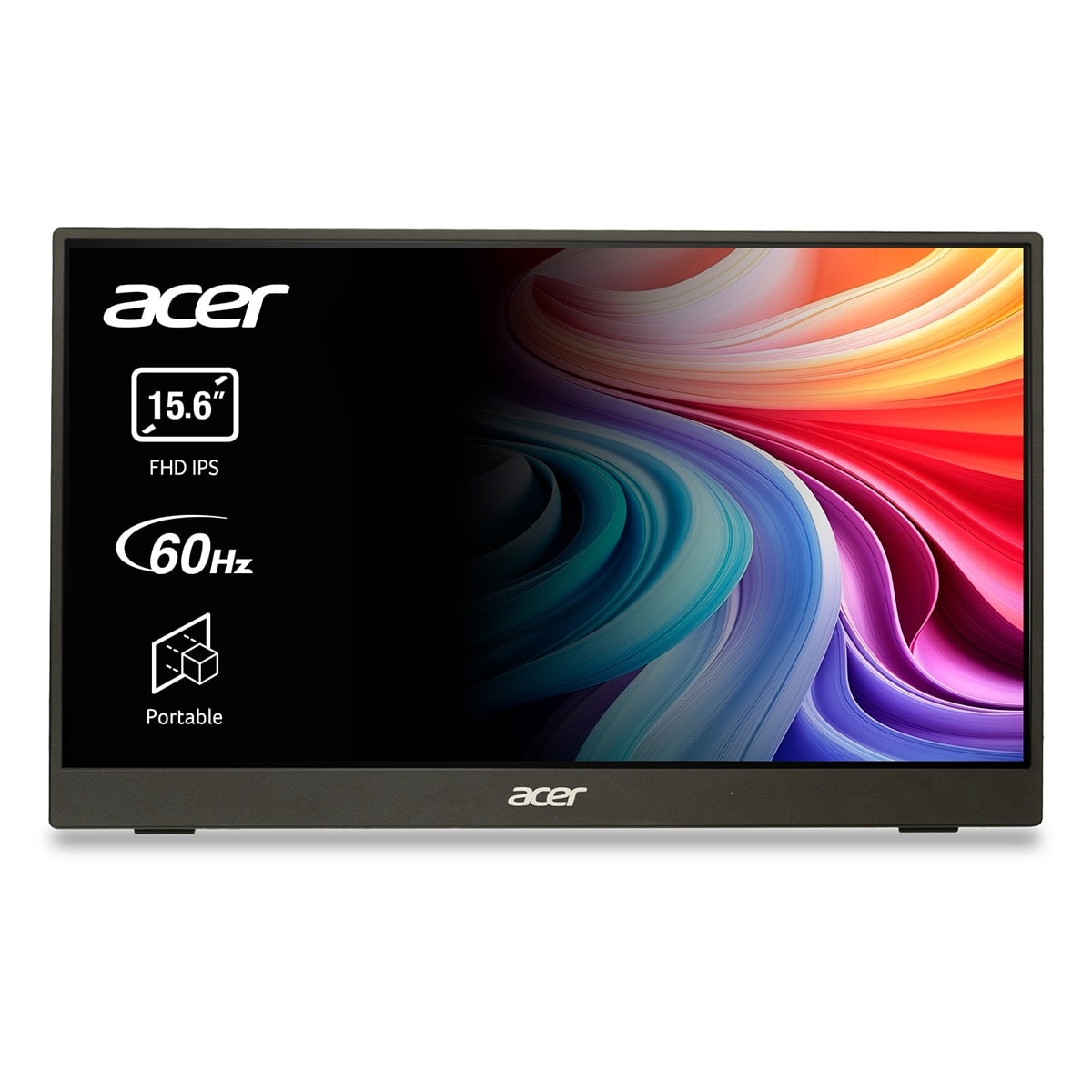Acer - Monitor PC portátil 40cm (15,6") Acer PM161QB1bmiuux, 60 Hz Full HD IPS, AdaptiveSync. - Image 1