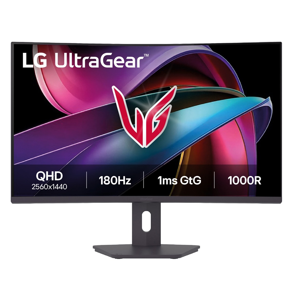 LG - Monitor PC Gaming 80cm (31,5") LG UltraGear 32g600A-B Curvo, 180 Hz, QHD, AMD FreeSync, HDR10. - Image 1