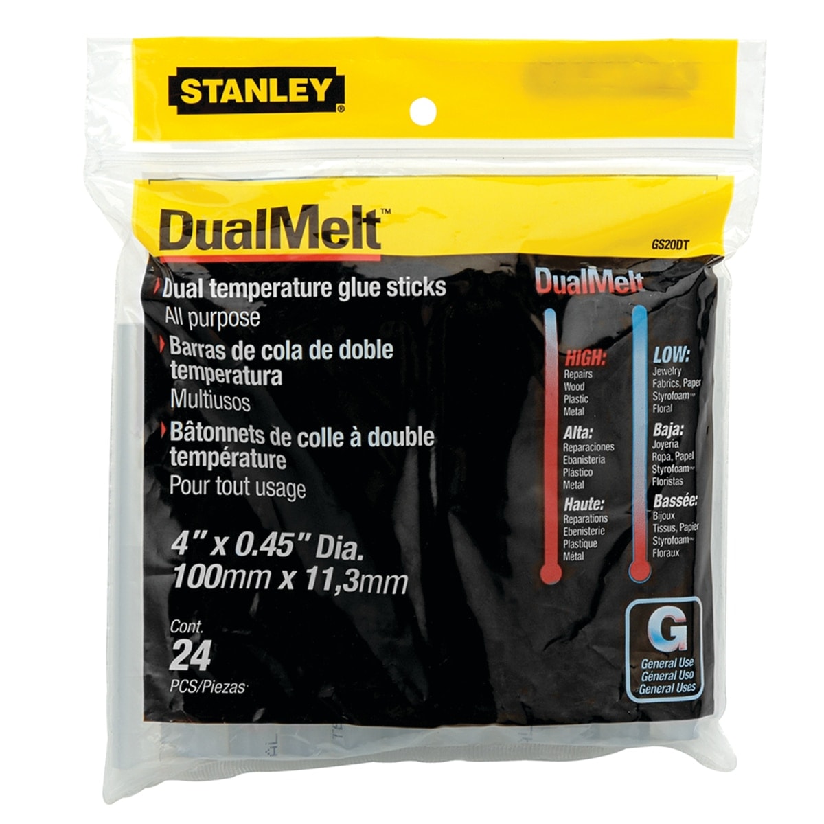 Stanley - Barras Cola Termofusible Dual Melt 24 uds. - Image 1