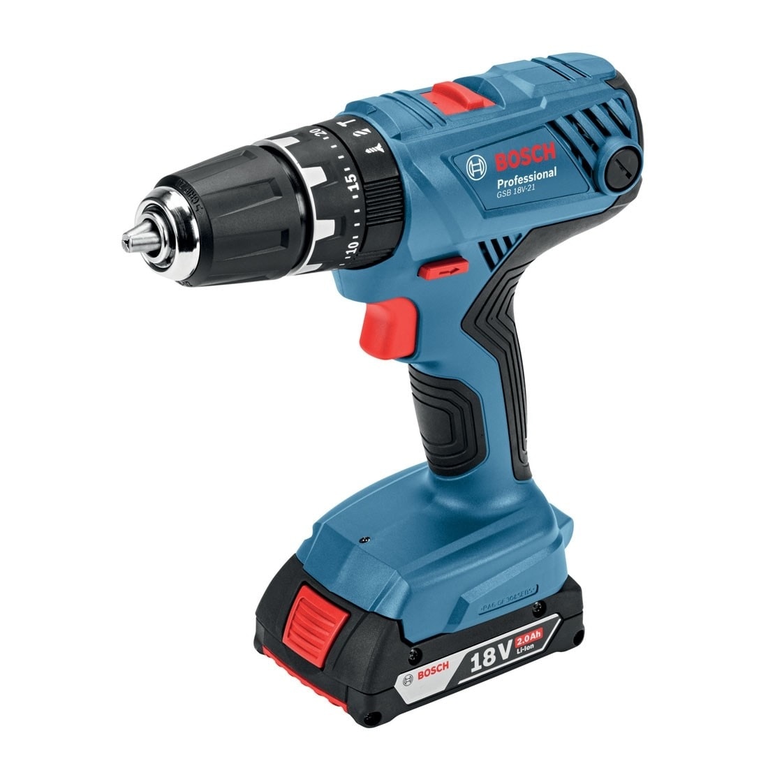Bosch - Taladro Atornillador a Batería 18 V BOSCH GSB 18V-21 2 baterías. - Image 1