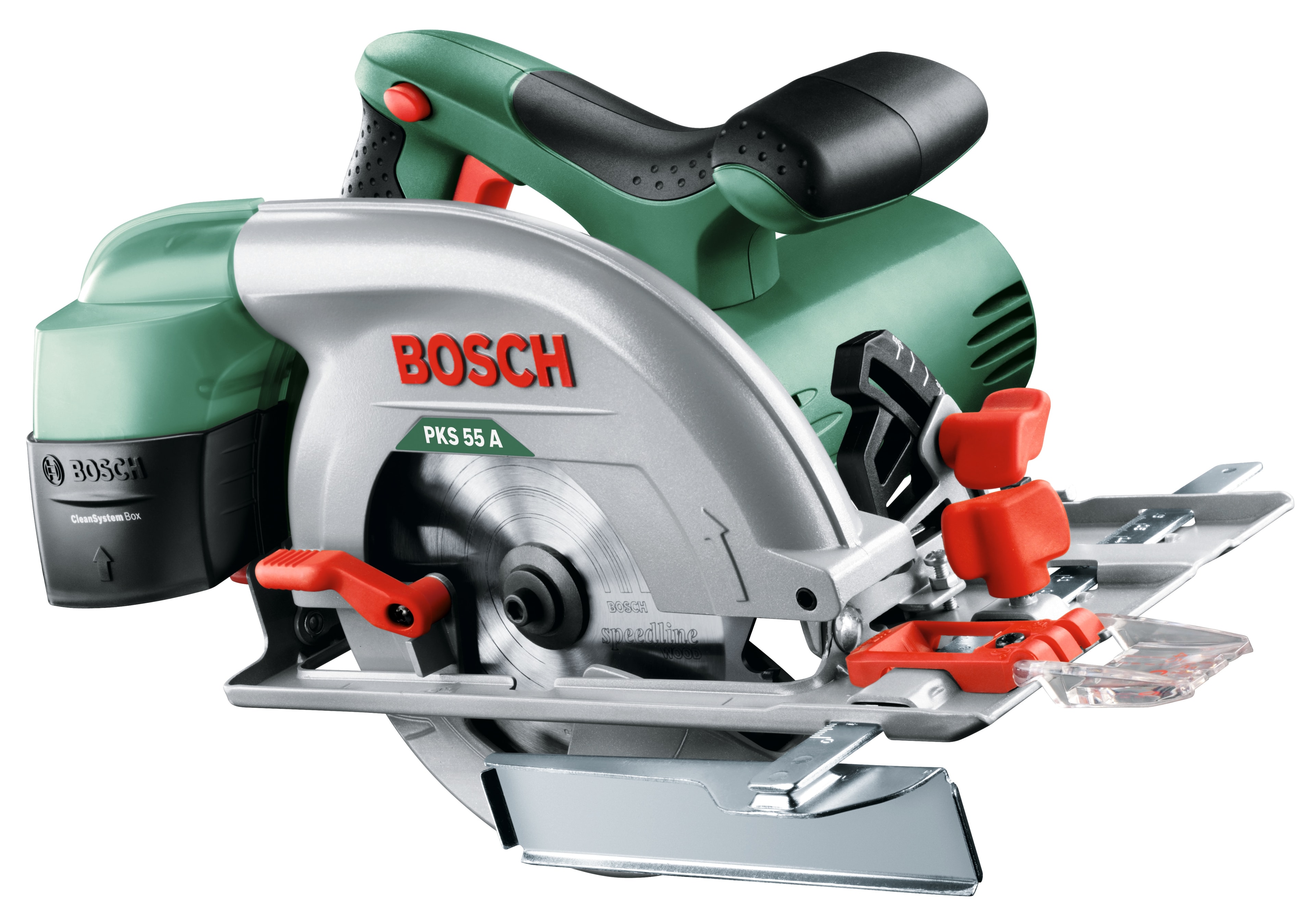 Bosch - Sierra Circular Portátil Eléctrica a red 1200 W Ø 116 mm BOSCH PKS 55 A. - Image 1