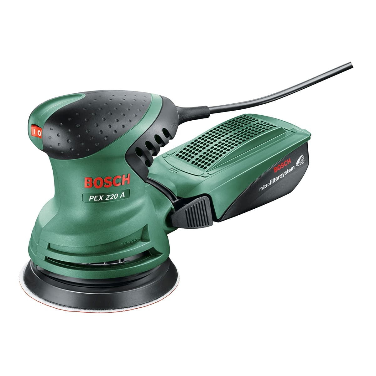 Bosch - Lijadora Orbital Eléctrica con cable a red PEX 220 A.