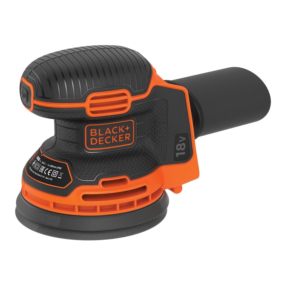 BLACK+DECKER - Lijadora Roto Orbital 18V Ø 125 mm.
