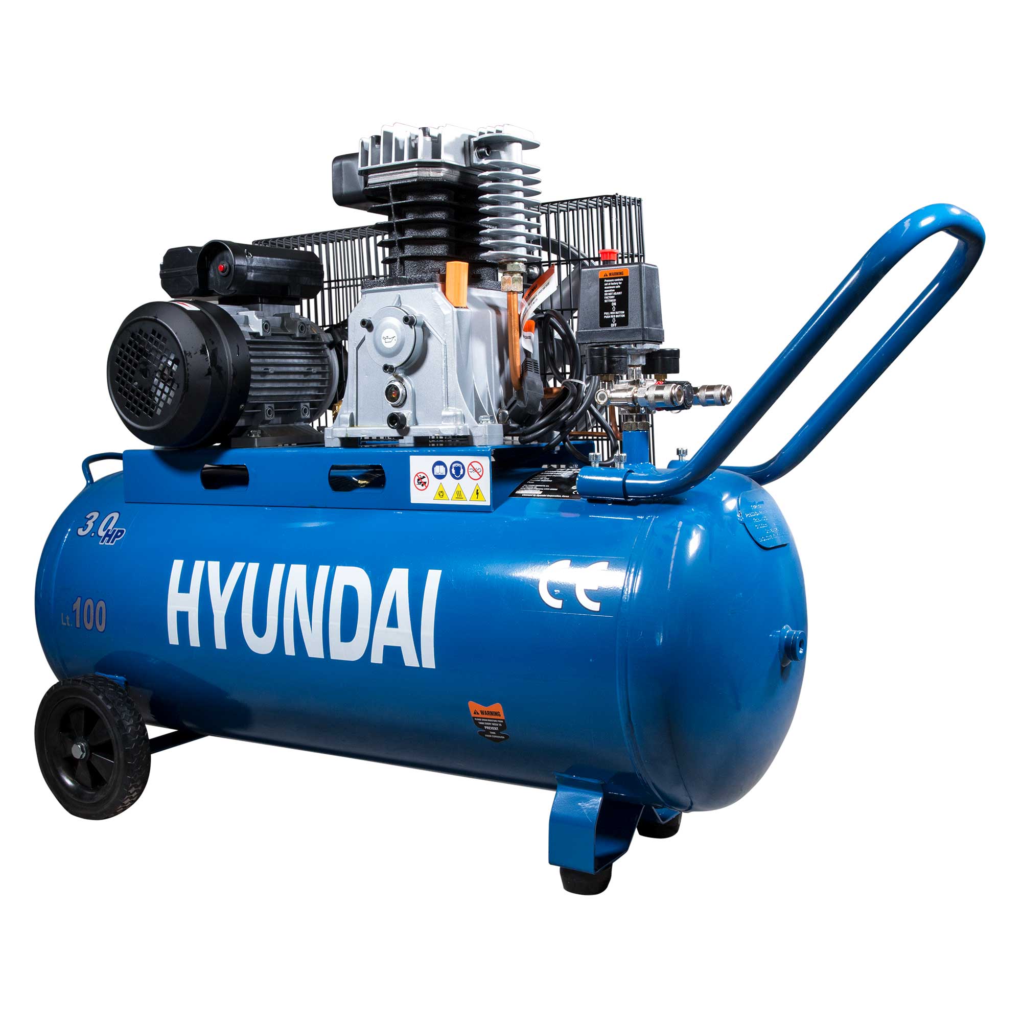 HYUNDAI - Compresor de Aire Profesional 100 l 2,2 kW HYACB100-31. - Image 1
