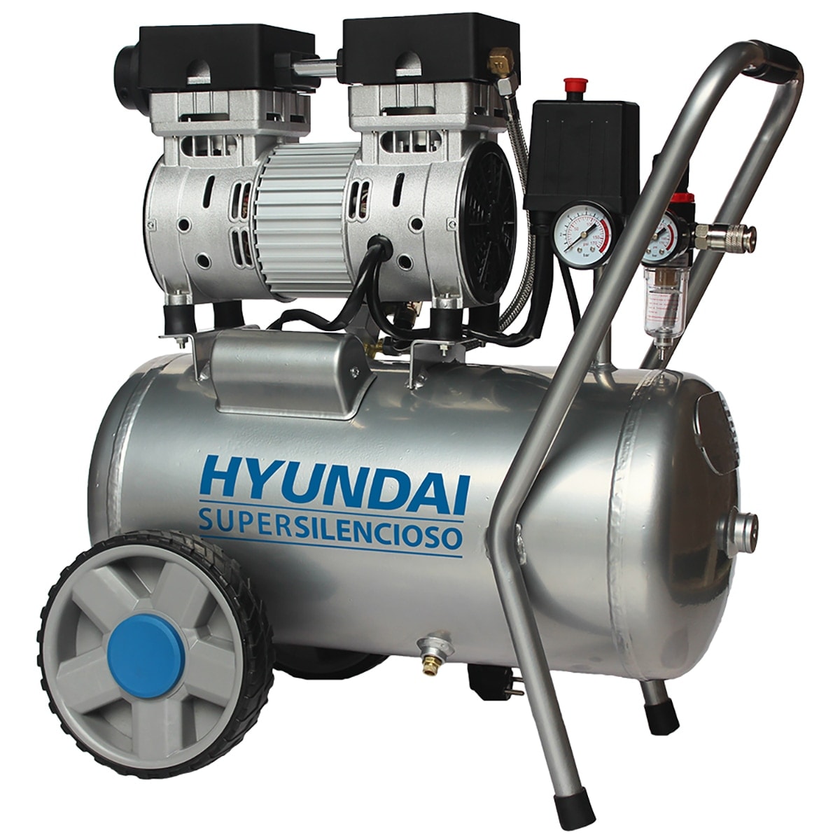 HYUNDAI - Compresor 24 L Hyundai HYAC24-1S 750W Silencioso. - Image 1