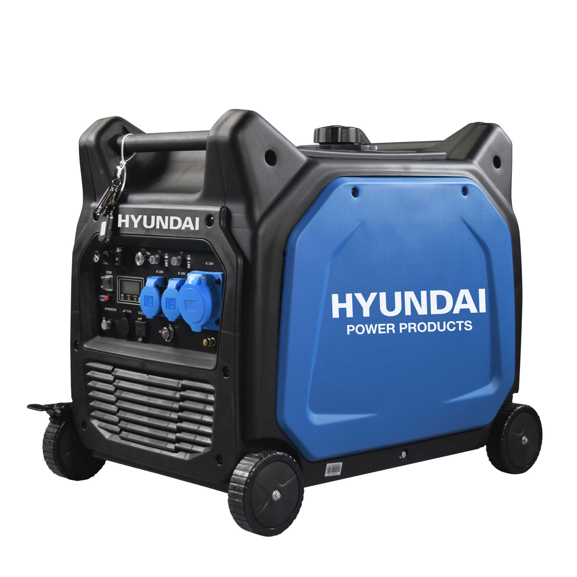 HYUNDAI - Generador Inverter Monofásico Gasolina con Conexión ATS 4T 6 kW HY6500SEI. - Image 1