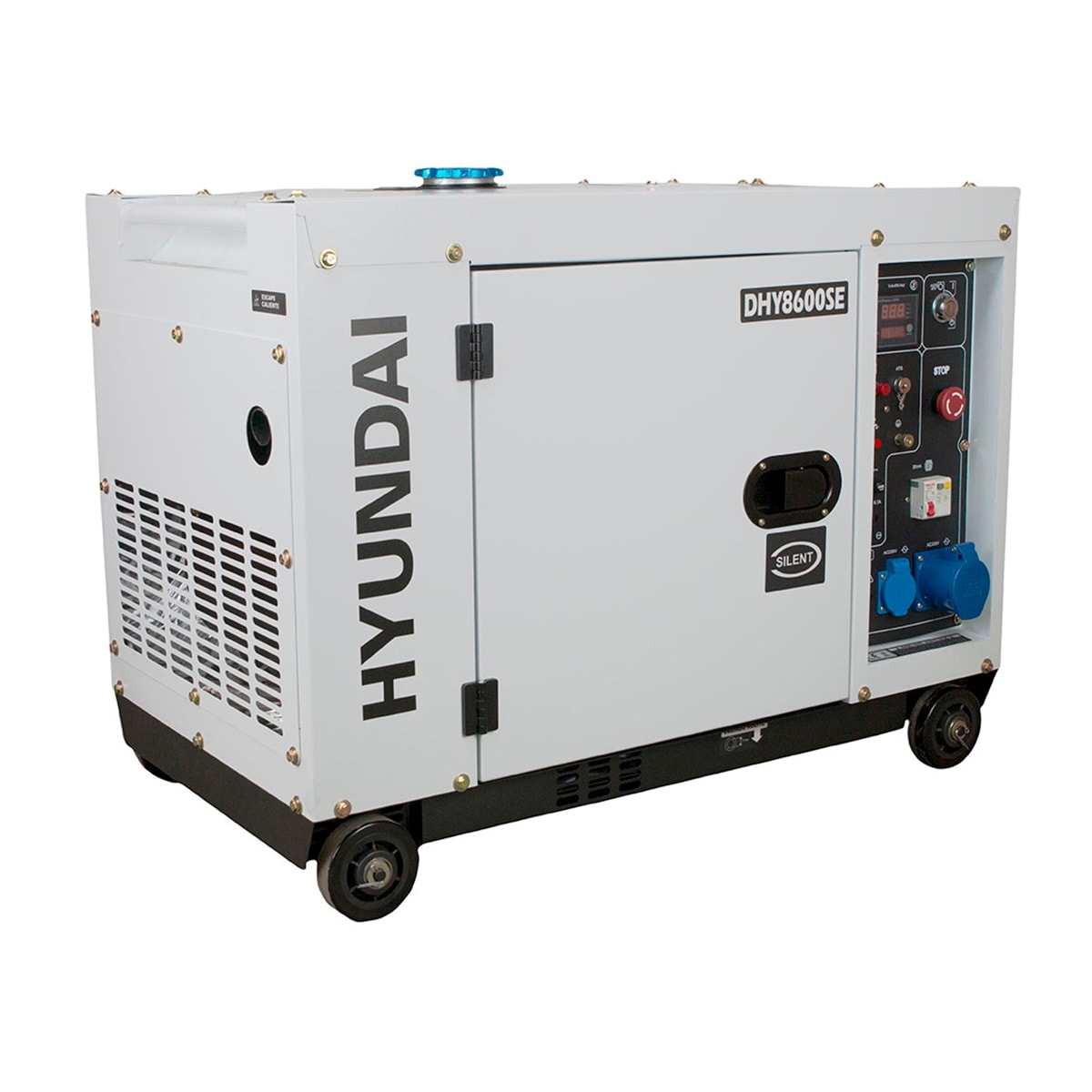 HYUNDAI - Generador Monofásico Insonorizado Diésel 4T 6 kW DHY8600SE. - Image 1