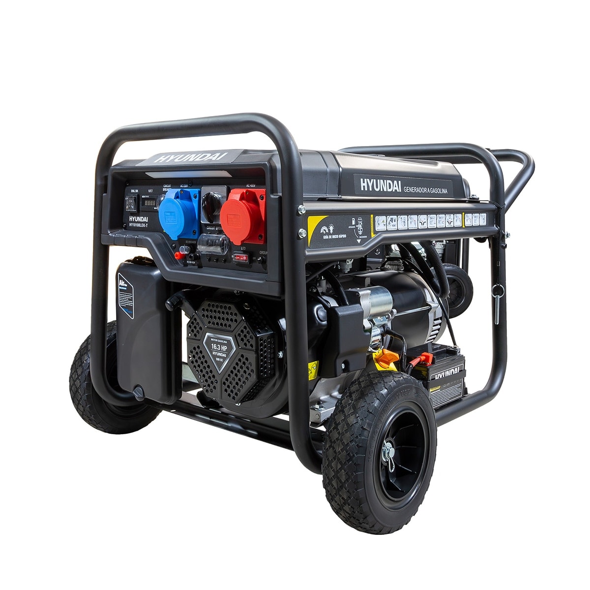 HYUNDAI - Generador Gasolina Hyundai HY10100LEK-T 7,7 KW - 10,6 KVA. - Image 1