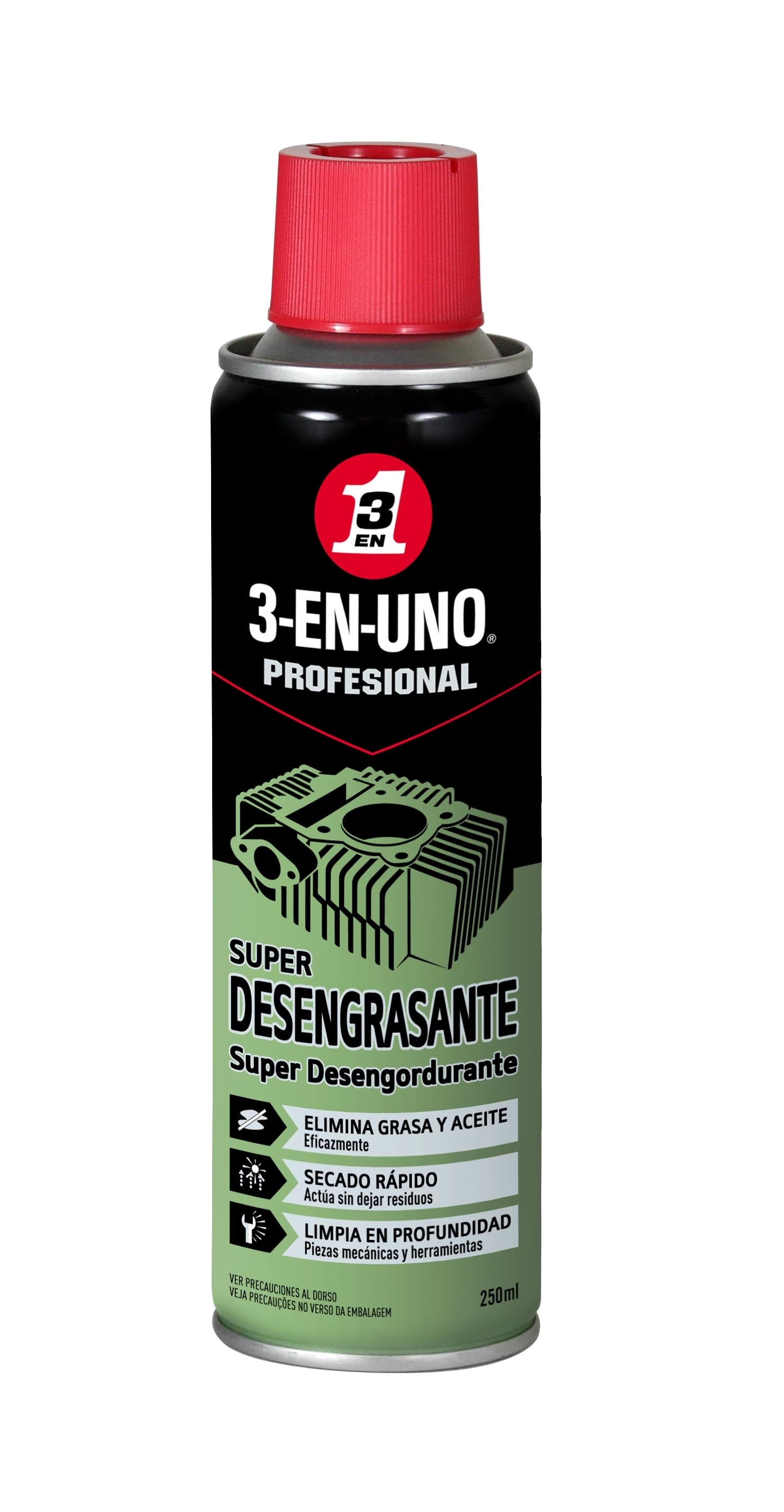 3 En 1 - Super Desengrasante Spray 250 ml. - Image 1