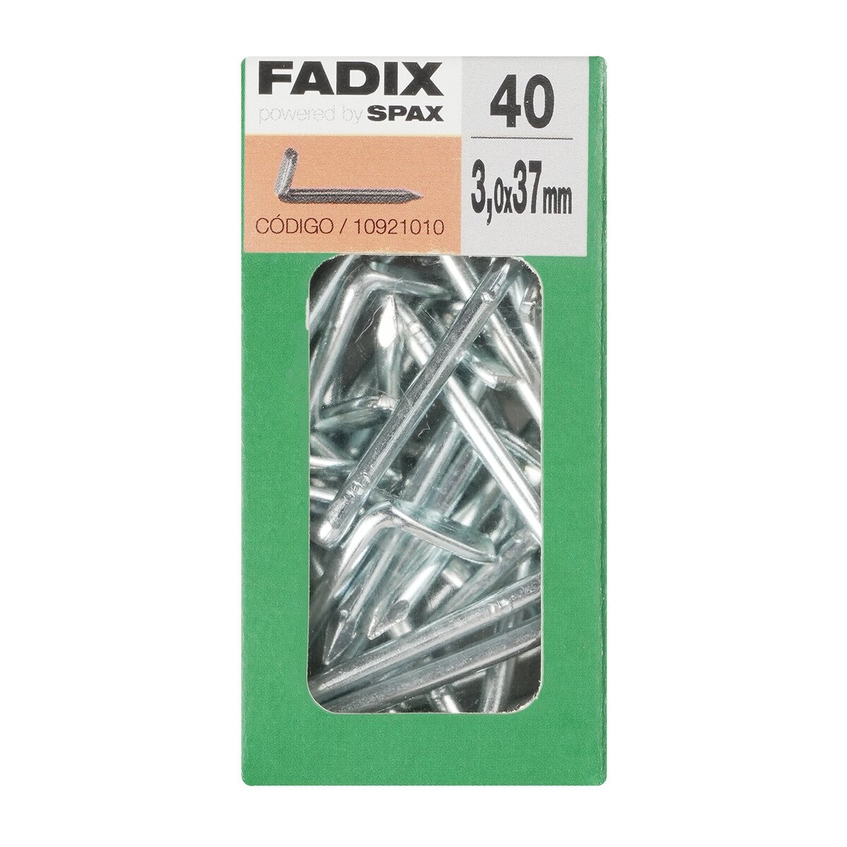 FADIX - Alcayata Hierro Clavar Ø3 x 37 mm - Caja 40 Uds. - Image 1