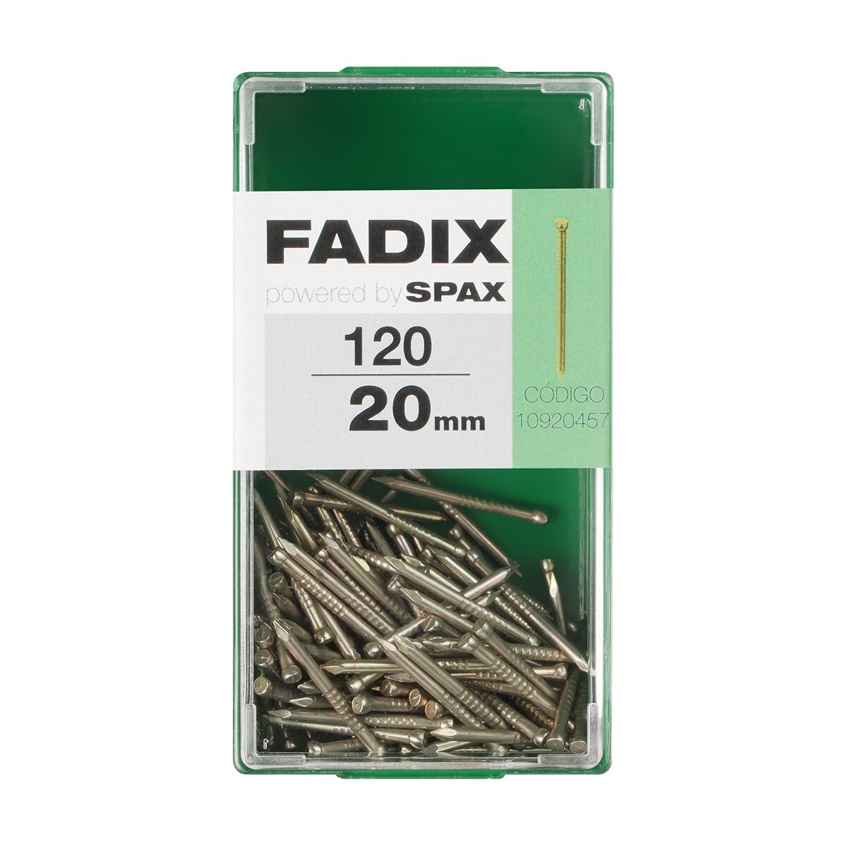 FADIX - Clavo Acero Cabeza Perdida 20 mm - Caja 120 Uds. - Image 1