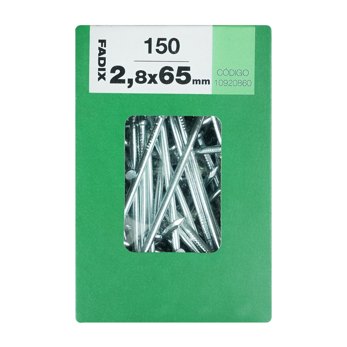 FADIX - Clavo Acero Cabeza Perdida 65 mm - Caja 150 Uds. - Image 1