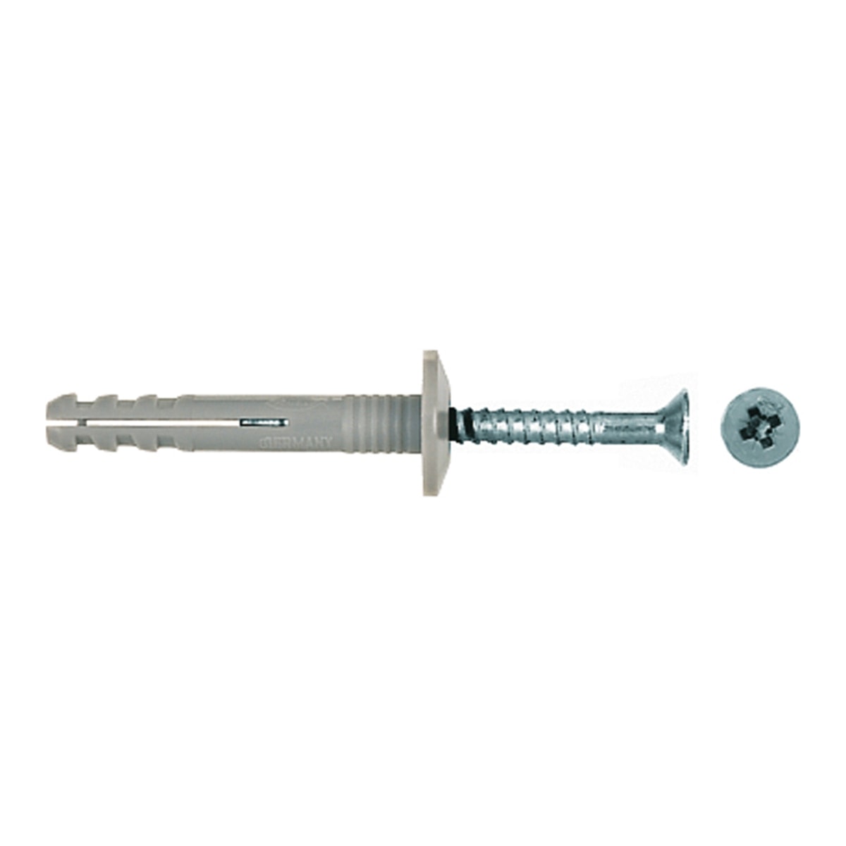 FISCHER - Tacos Clavo N 8 x 60 mm y Tornillos 20 Uds. - Image 1