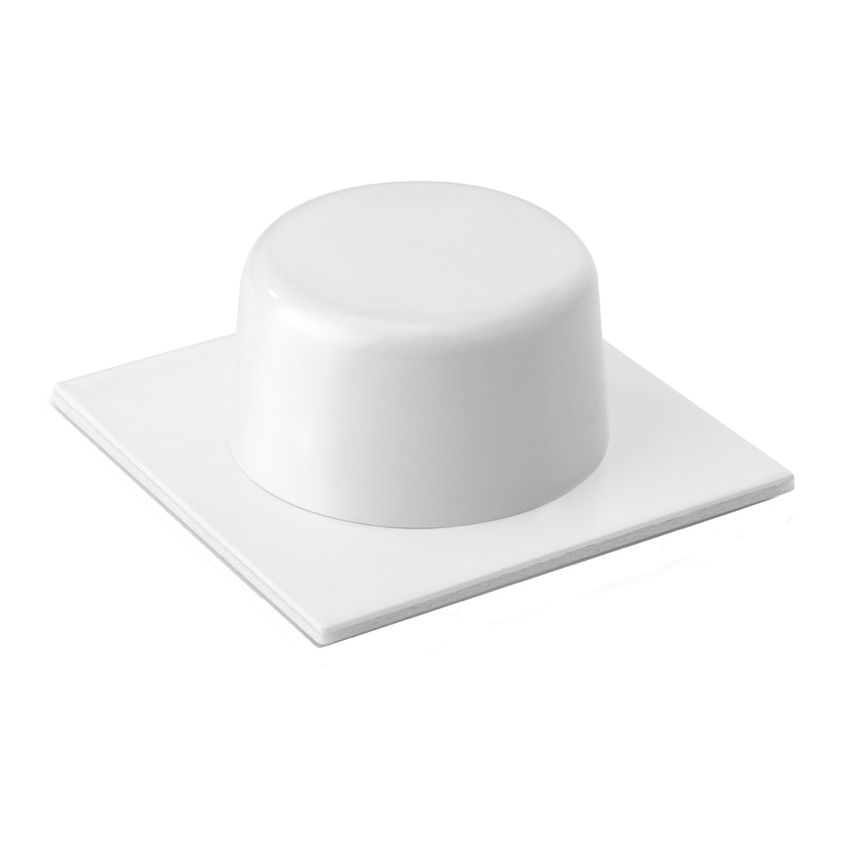 Inofix - Tope Adhesivo PVC Base Metálica Lacada 2 Uds. - Image 1