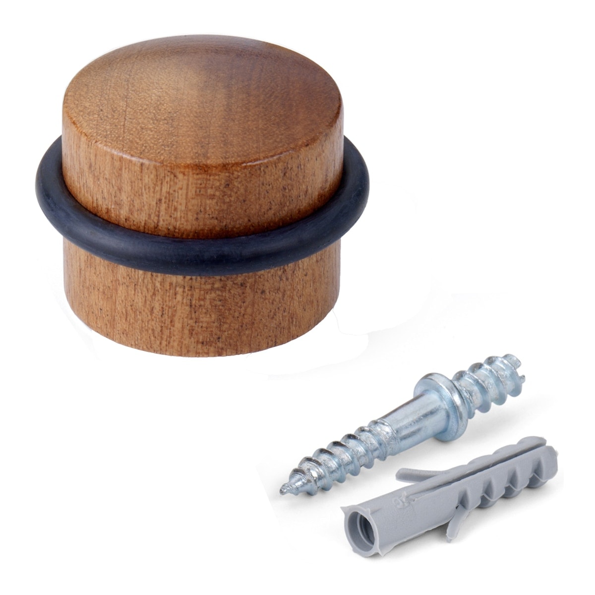 Inofix - Tope Cilíndrico Madera Fijación Tornillos. - Image 1