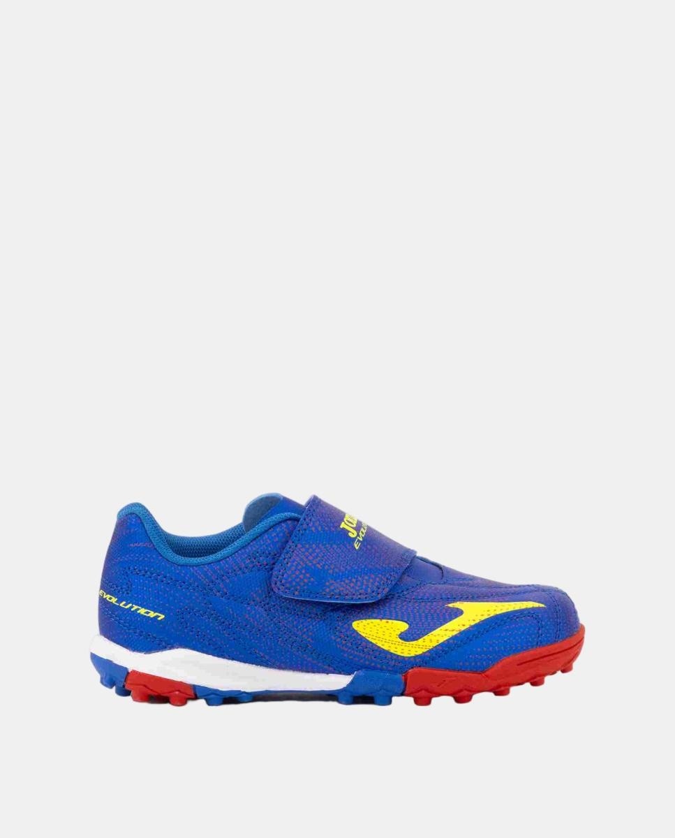 Joma - Botas de fútbol turf de niño Evolution Jr Turf Velcro Joma. - Image 1