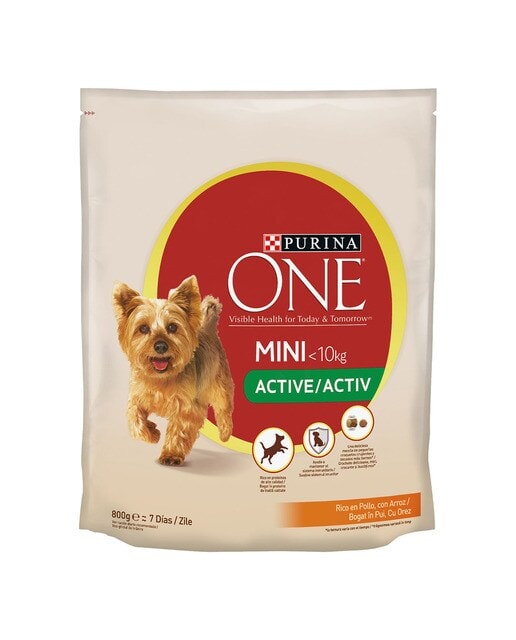 Purina One - Pienso para perros adultos mini Purina One My dog is Active pollo. - Image 1