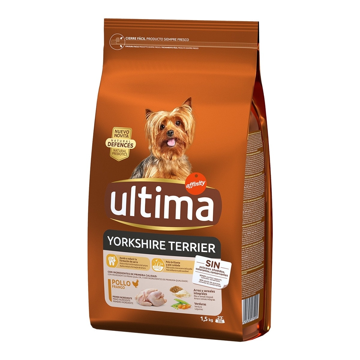 Ultima - Pienso para perros adultos Ultima Yorkshire Terrier pollo. - Image 1