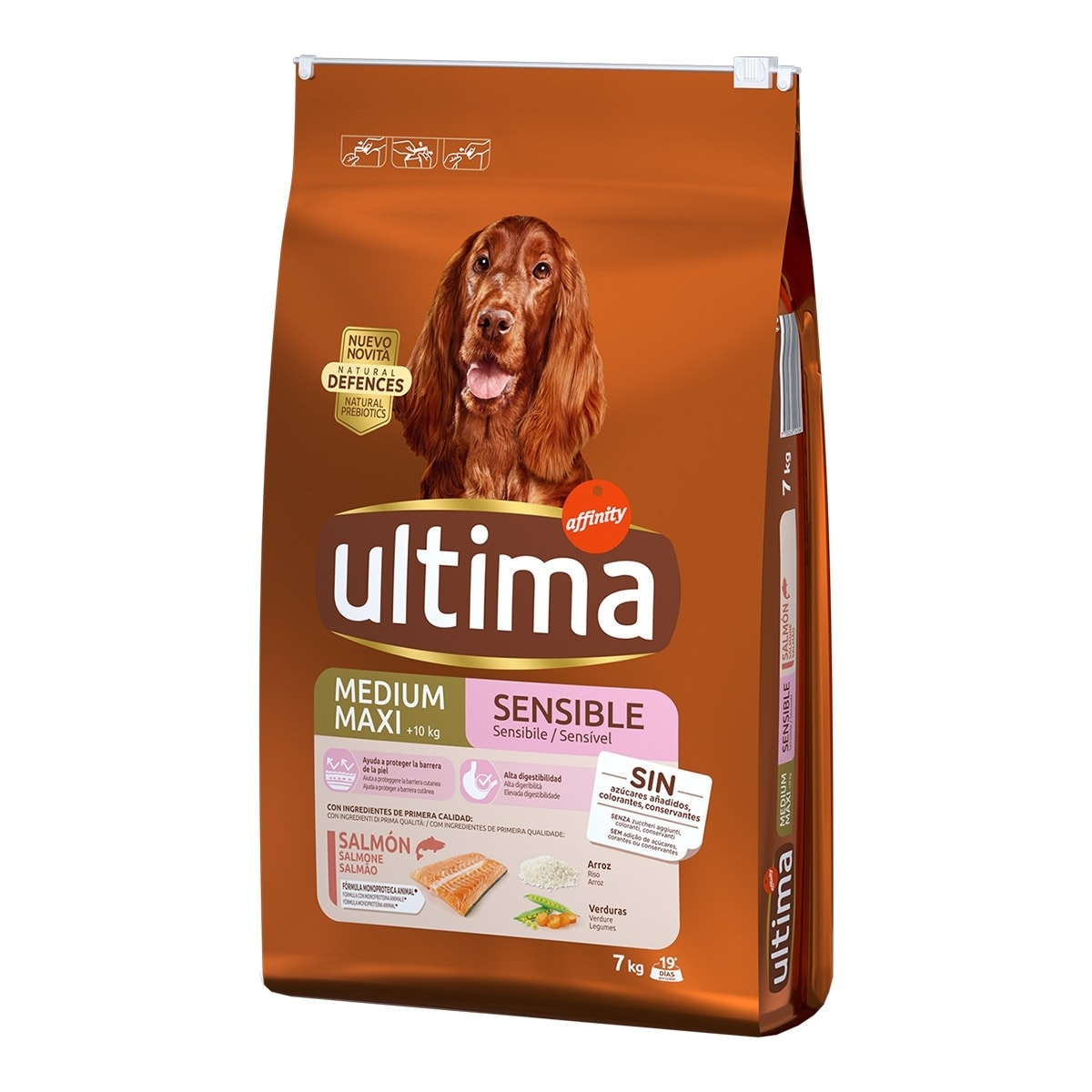 Ultima - Pienso para perros adultos Ultima Medium-Maxi Sensible salmón. - Image 1