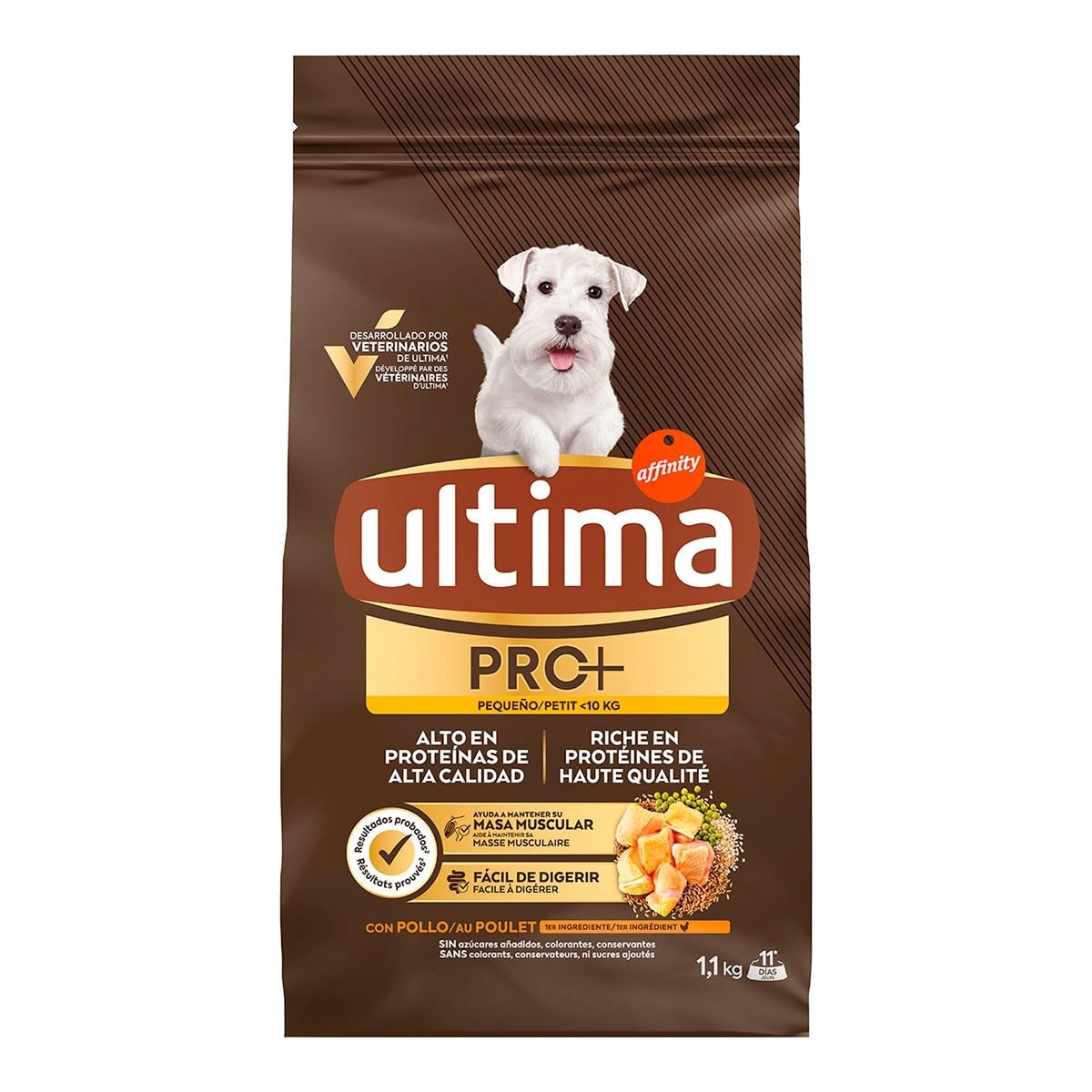 Ultima - Pienso para perros adultos minis Ultima Pro+ pollo 1,1 Kg. - Image 1