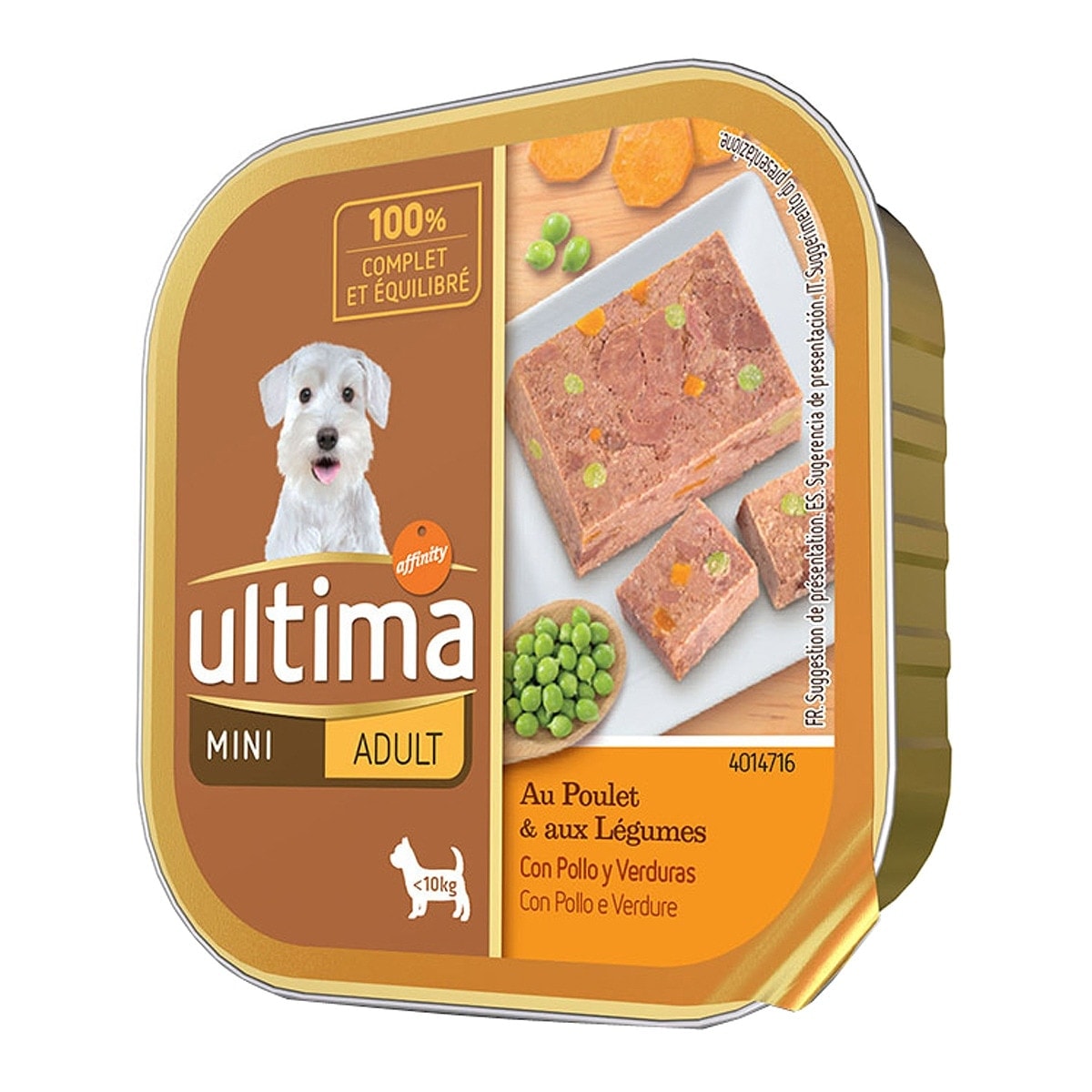 Ultima - Comida húmeda para perros Ultima Mini Spécial Adult Pollo 150 g. - Image 1