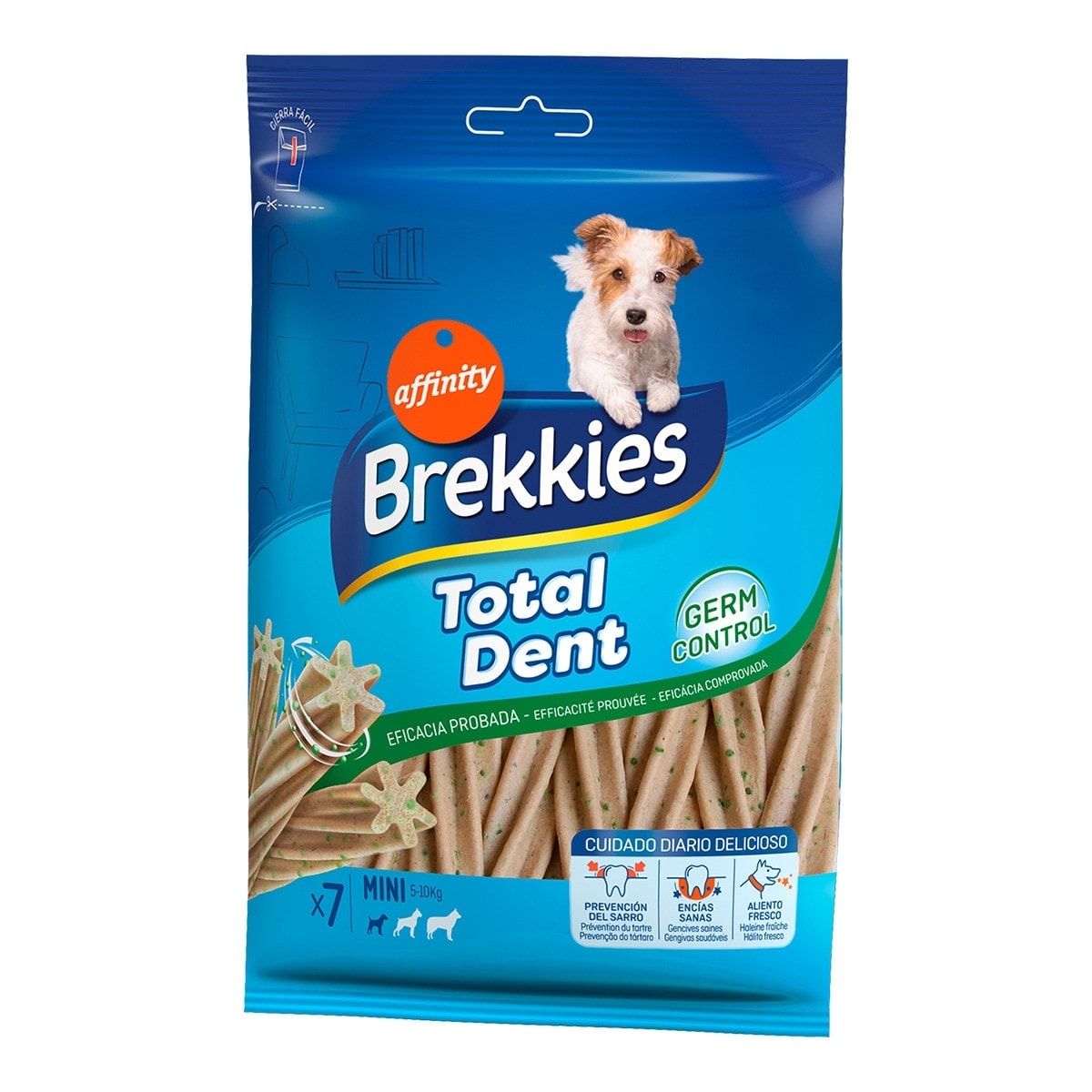 Brekkies - Barritas para perros pequeños Brekkies Total Dent Germ Control. - Image 1