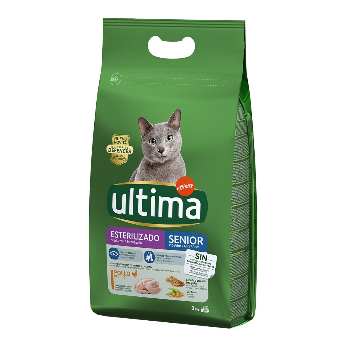 Ultima - Pienso para gatos esterilizados Senior Ultima Senior +10 pollo. - Image 1