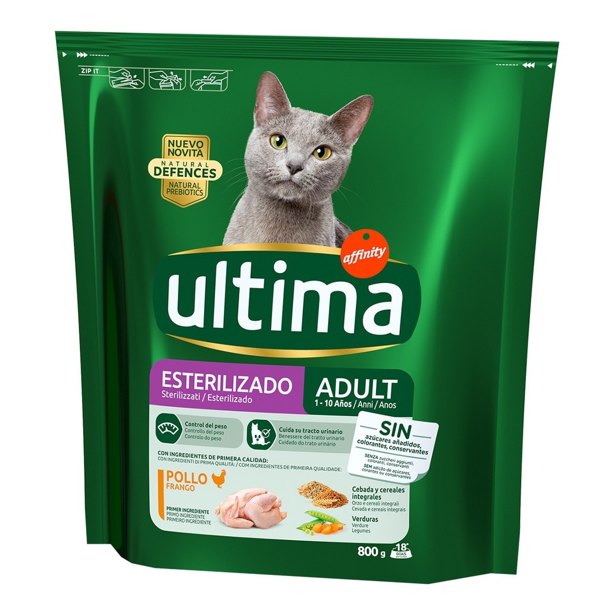 Ultima - Pienso para gatos esterilizados Ultima Adult pollo. - Image 1