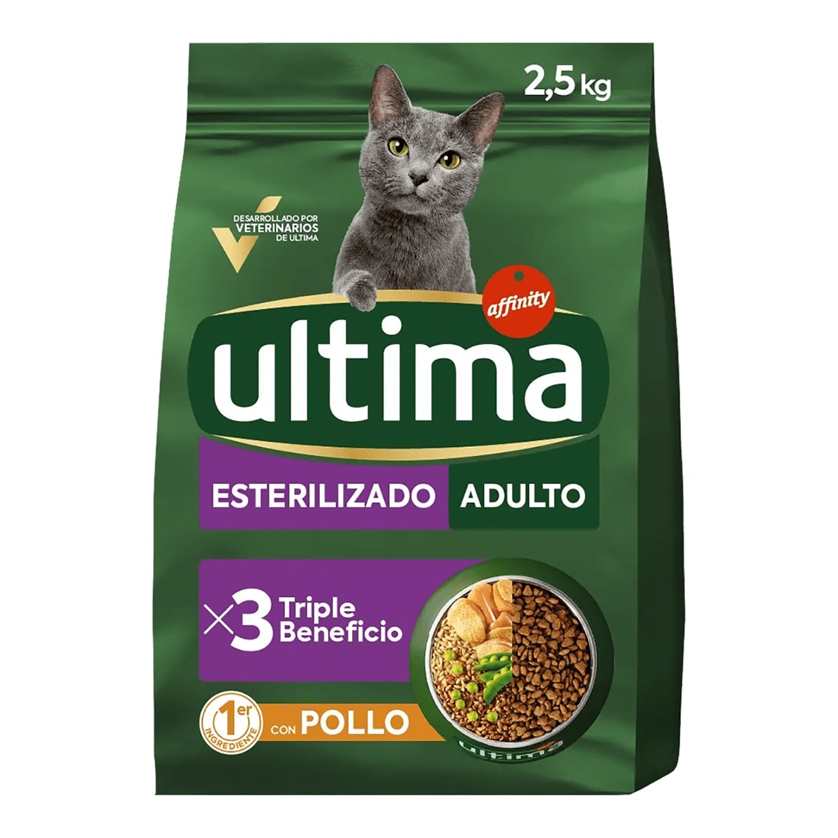 Ultima - Pienso para gatos esterilizados Ultima Adult pollo. - Image 1