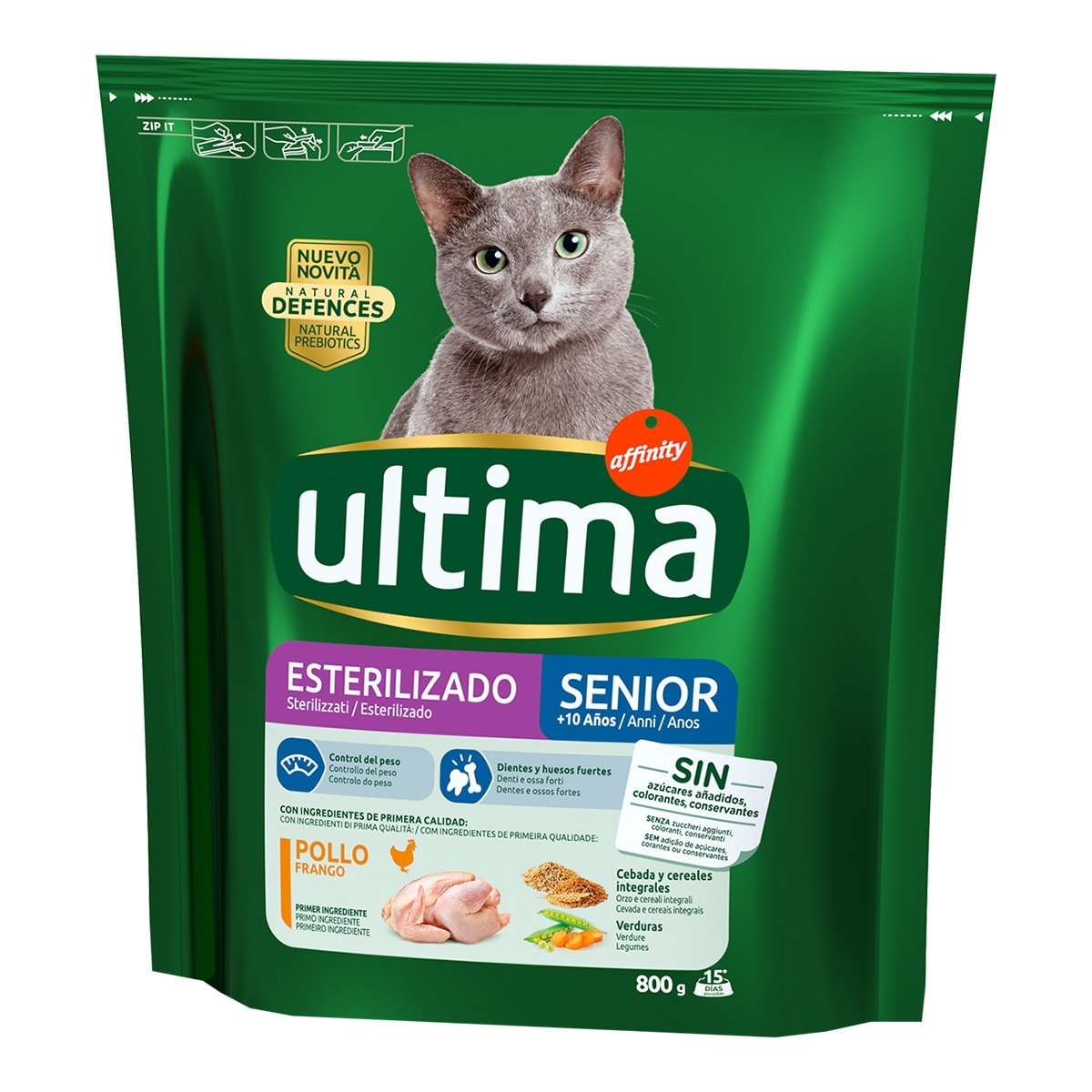 Ultima - Pienso para gatos esterilizados Senior Ultima Senior +10 pollo. - Image 1