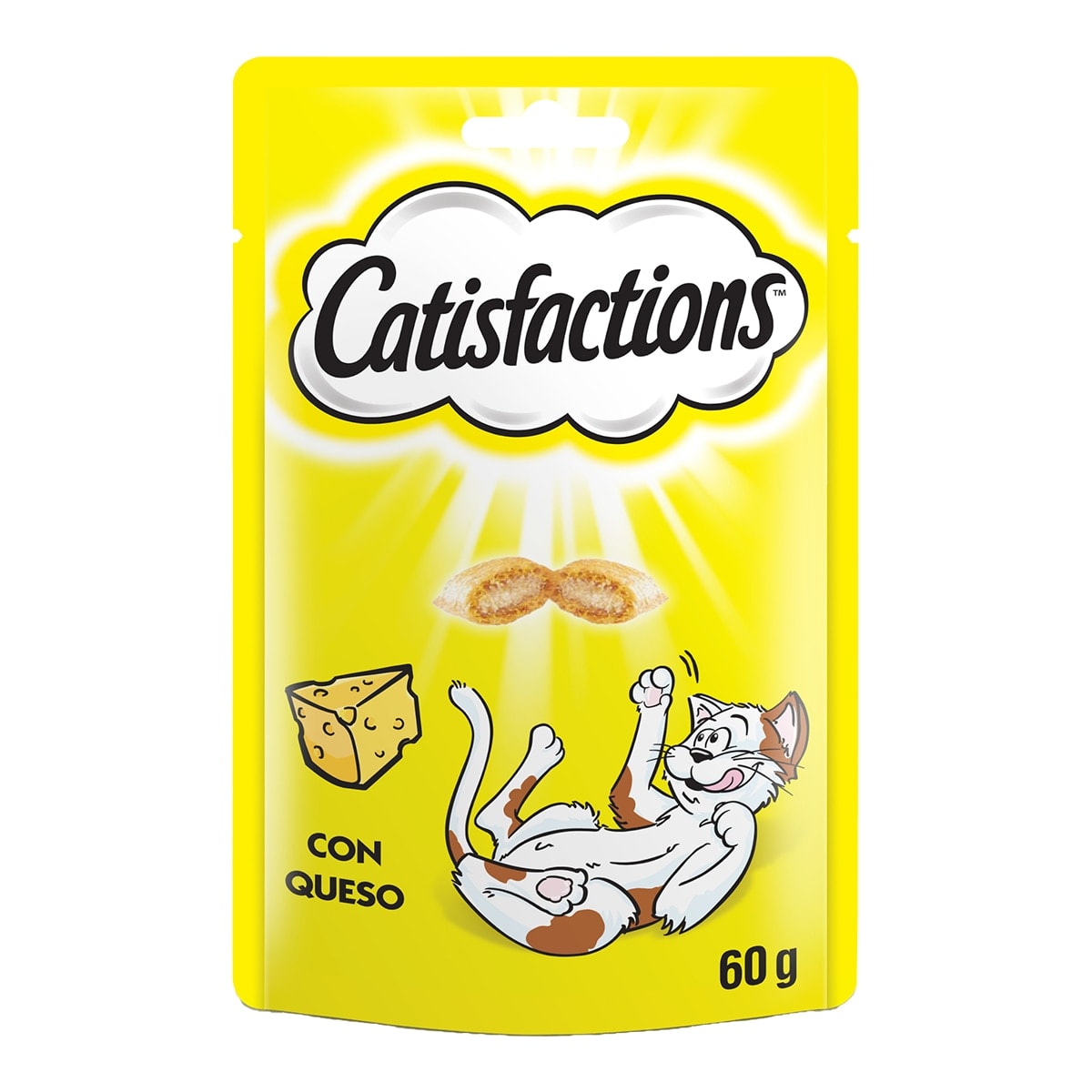 Catisfactions - Snack para gatos adultos Catisfactions queso 60 g. - Image 1