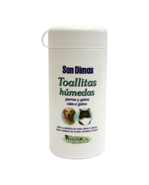 San Dimas - Toallitas húmedas San Dimas para perros y gatos 50 uds. - Image 1