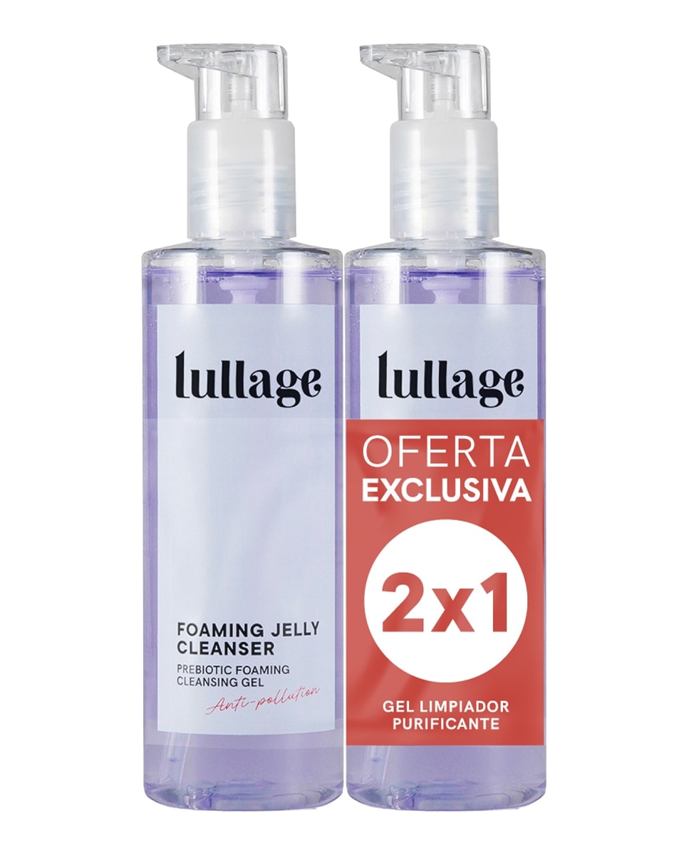 Lullage - Pack 2x1 Foaming Jelly Cleanser Gel Limpiador Purificante Lullage. - Image 1