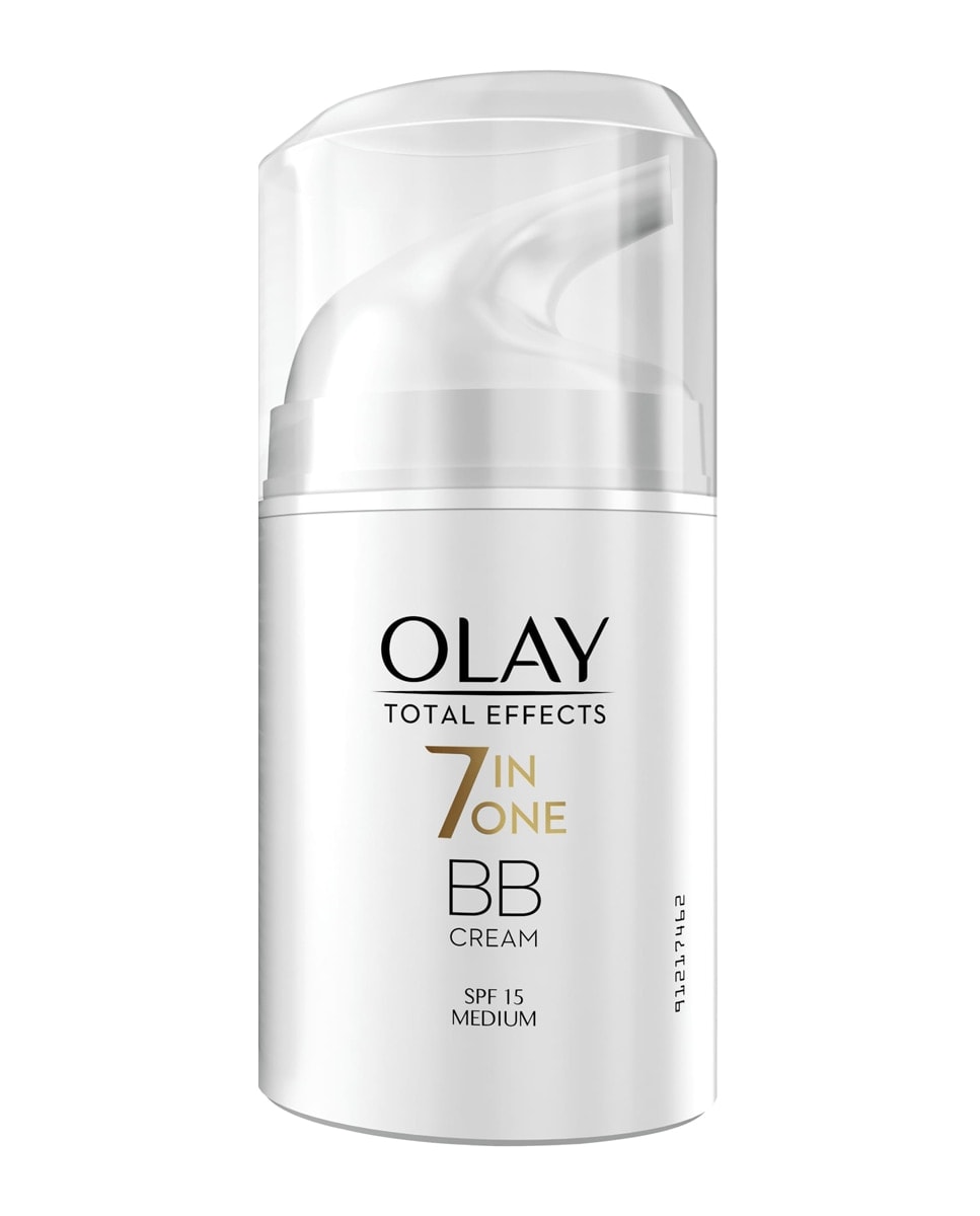 Olay - BB Cream antiedad Total Effects 7 en 1 SPF 15 tono medio a oscuro Olay. - Image 1