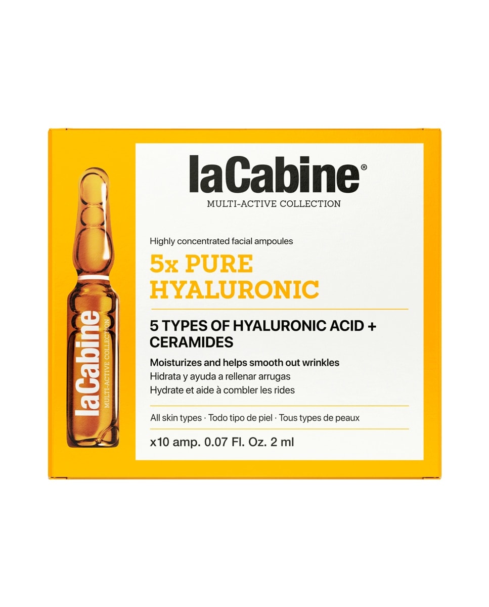 LACABINE - Ampollas faciales 5x Pure Hyaluronic 10 x 2ml laCabine. - Image 1
