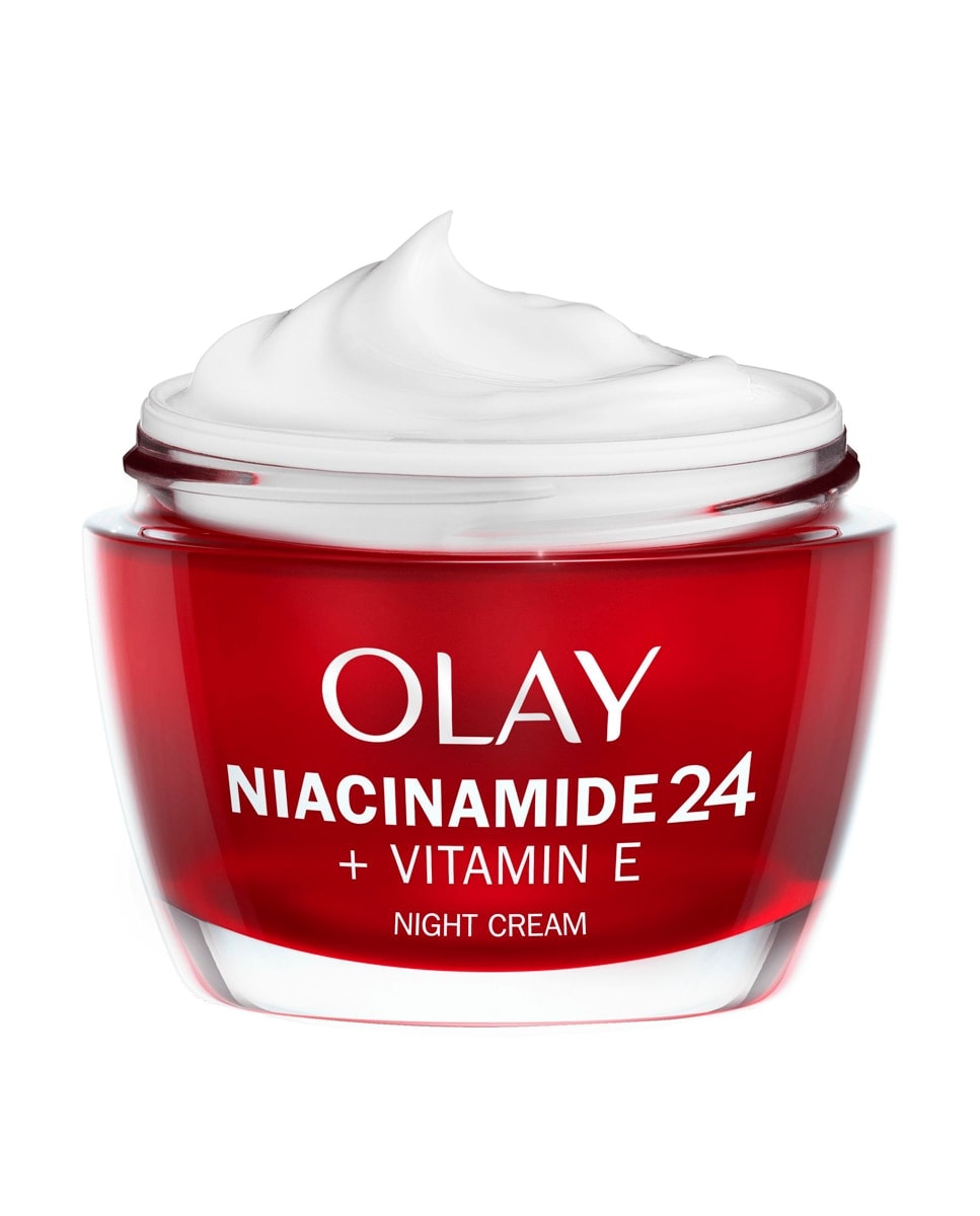 Olay - Crema Hidratante de Noche Revitalizadora Sin Perfume Olay Niacinamida 24 + Vitamina E 50 ml Olay. - Image 1
