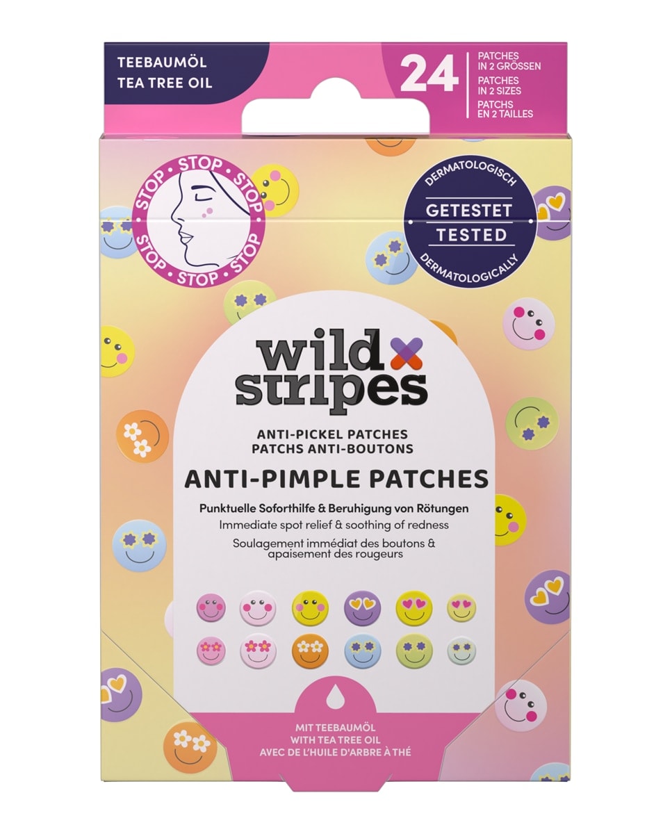 Wild Stripes - Parche Anti-imperfecciones Anti-Pimple Patches Smile Stop Tea Tree Wild Stripes. - Image 1