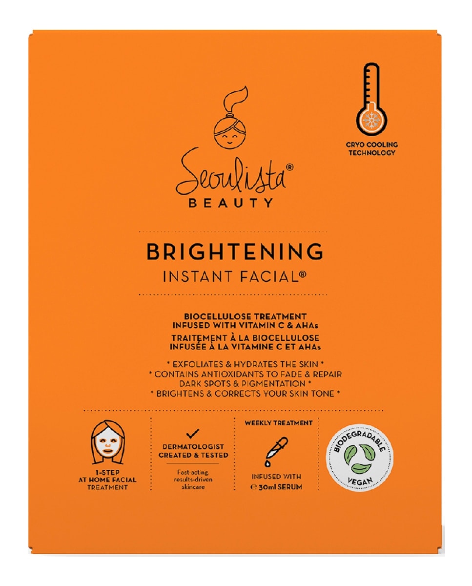 SEOULISTA BEAUTY - Mascarilla Rostro Brightening Instant Facial 30 ml Seoulista Beauty. - Image 1