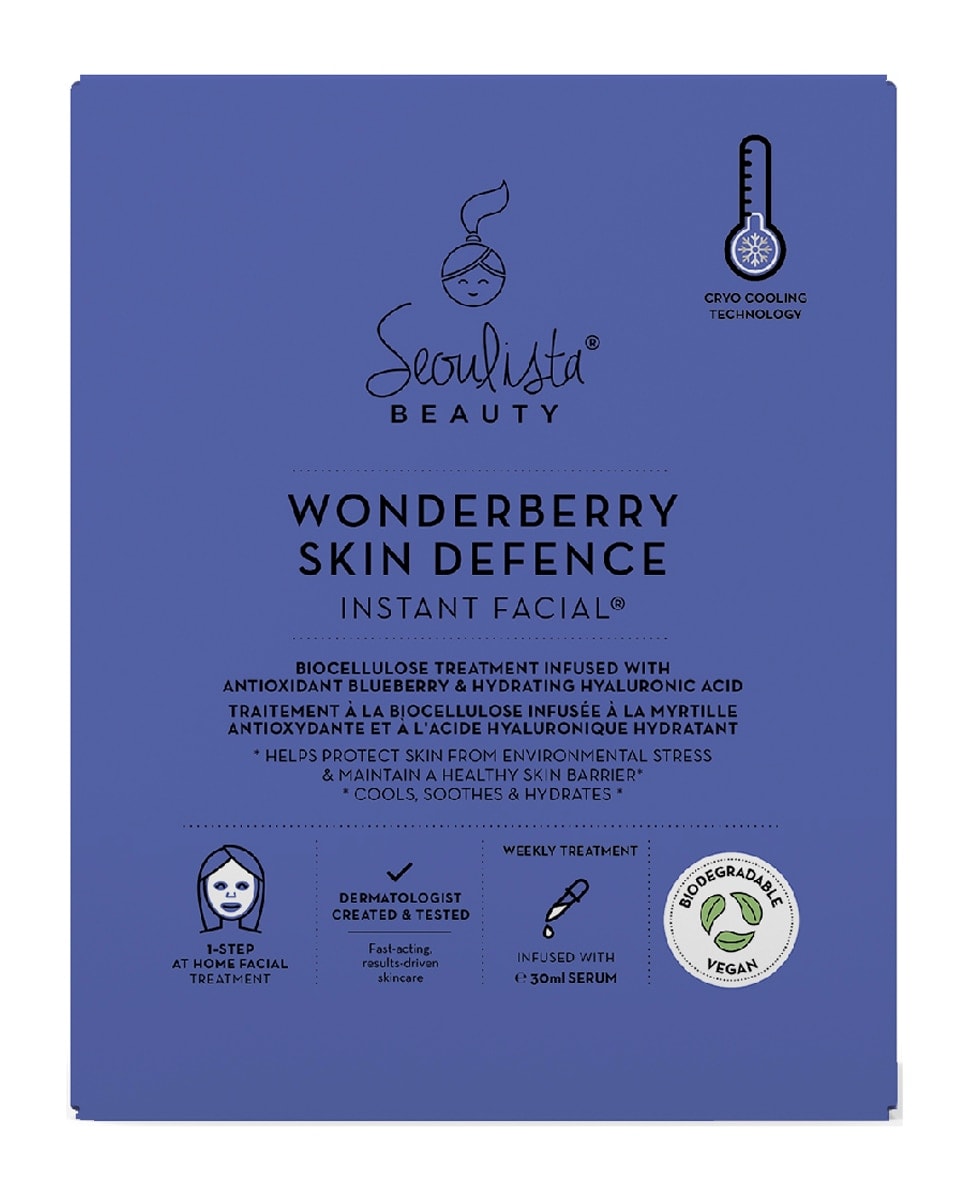 SEOULISTA BEAUTY - Mascarilla Rostro Wonderberry Skin Defence Instant Facial 30 ml Seoulista Beauty. - Image 1