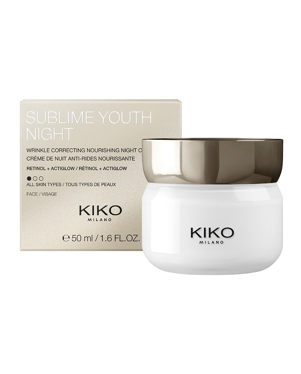 Kiko Milano - Crema De Noche Antiarrugas Y Nutritiva Con Retinol Sublime Youth Night Kiko Milano. - Image 1
