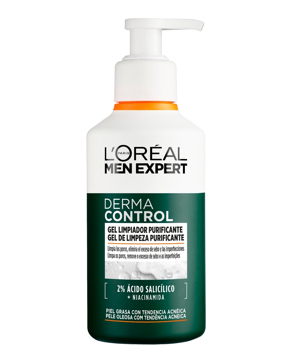 L'Oréal Men Expert - Gel Limpiador Purificante Derma Control 260 ml L'oreal Men Expert. - Image 1