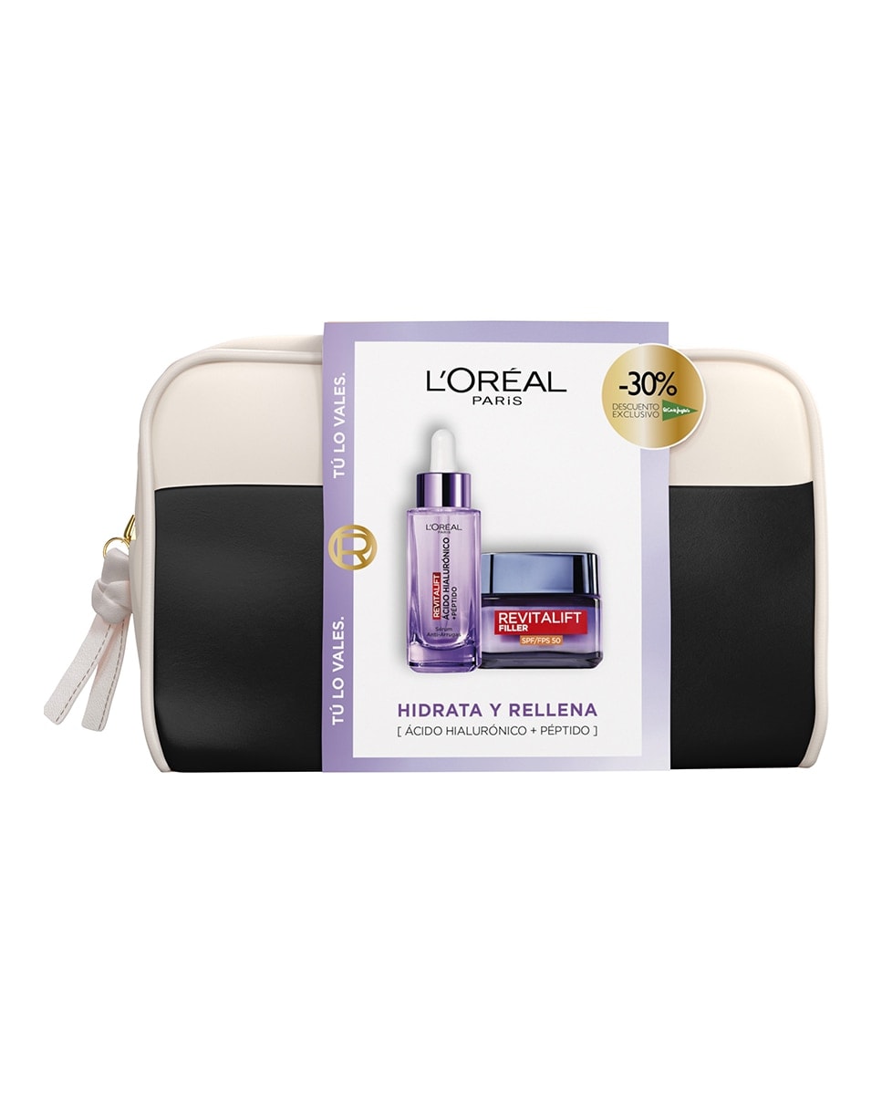 L'Oréal Paris - Estuche de regalo Filler Serum + Crema SPF Revitalift L'Oreal. - Image 1