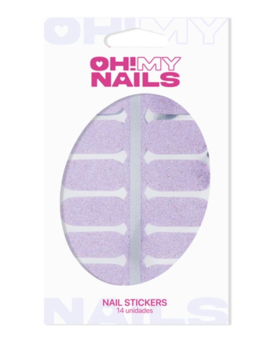 You Are The Princess - Pegatinas para Uñas Lila Glitter You Are The Princess. - Image 1